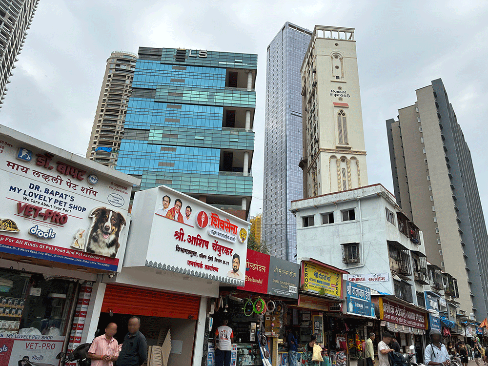 街中の小さな個店でもUPIは広く浸透している　イメージ