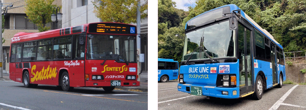 船鉄バス・ブルーライン交通バスにてクレジットカード等の「タッチ決済」による乗車サービス開始 イメージ