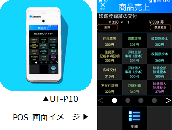 POS 画面イメージ